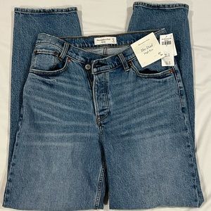 Abercrombie and Fitch High Rise Dad Jeans